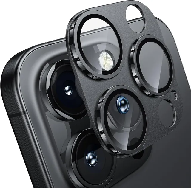 Metal-Frame Camera Lens Protector – wholesale, Metal frame · black / white
